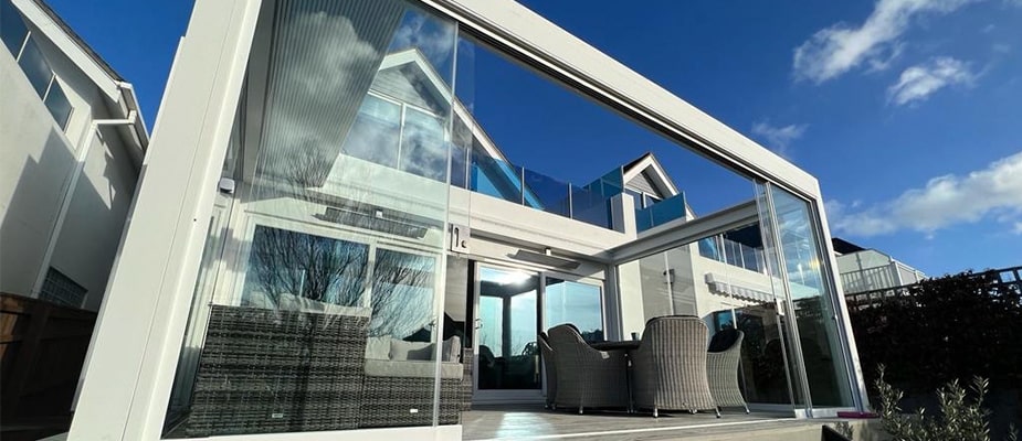 Sandbanks pergola installation