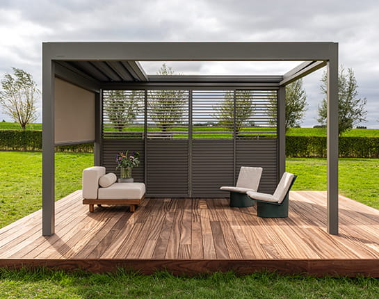 Brustor B310 Fabric Roof Pergola