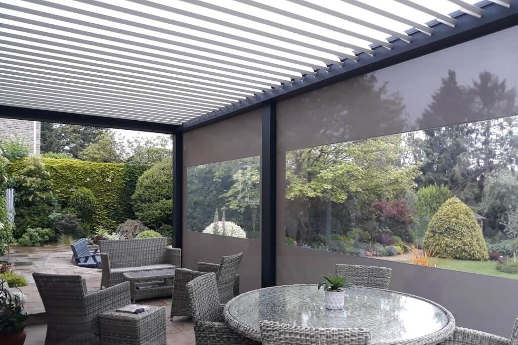 Garden Pergola with Screens