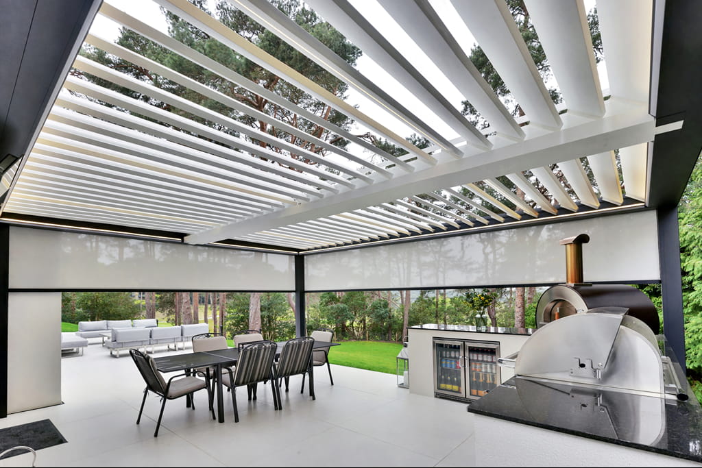 Pergola with Outdoor Kitchen in Canford Cliffs