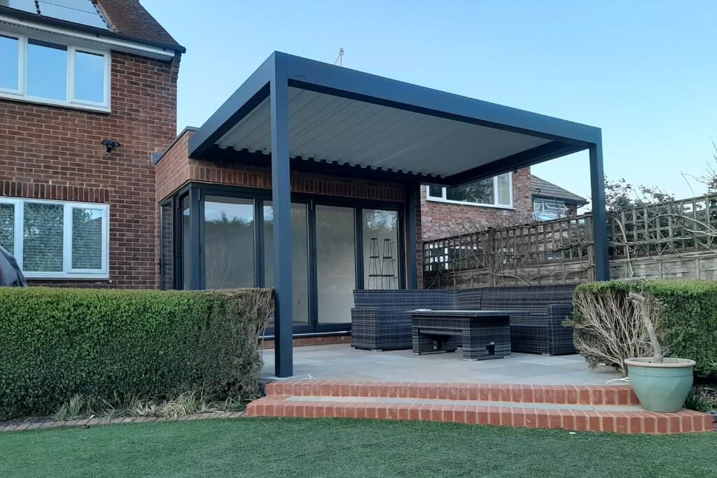 Small Dark Grey Pergola