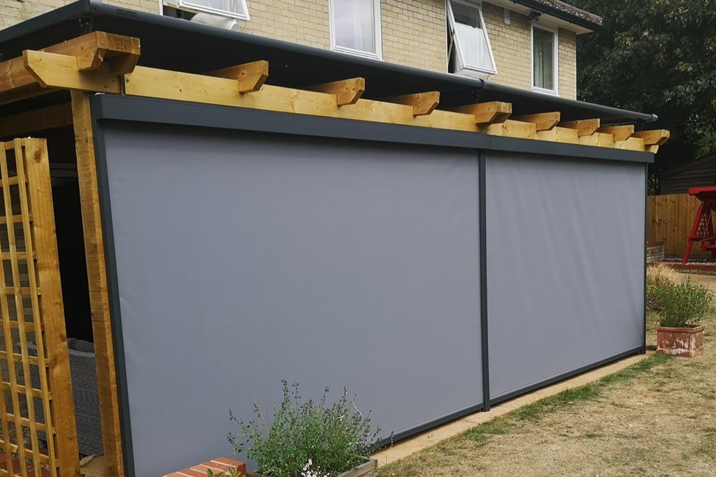 Timber Pergola with ZIP Screen