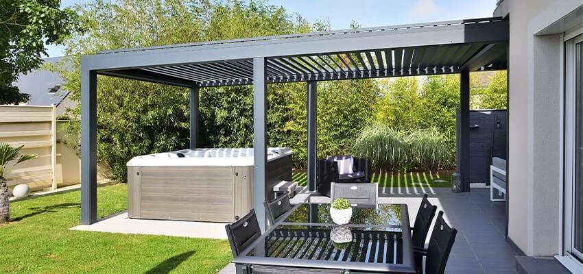 luxury aluminium pergolas