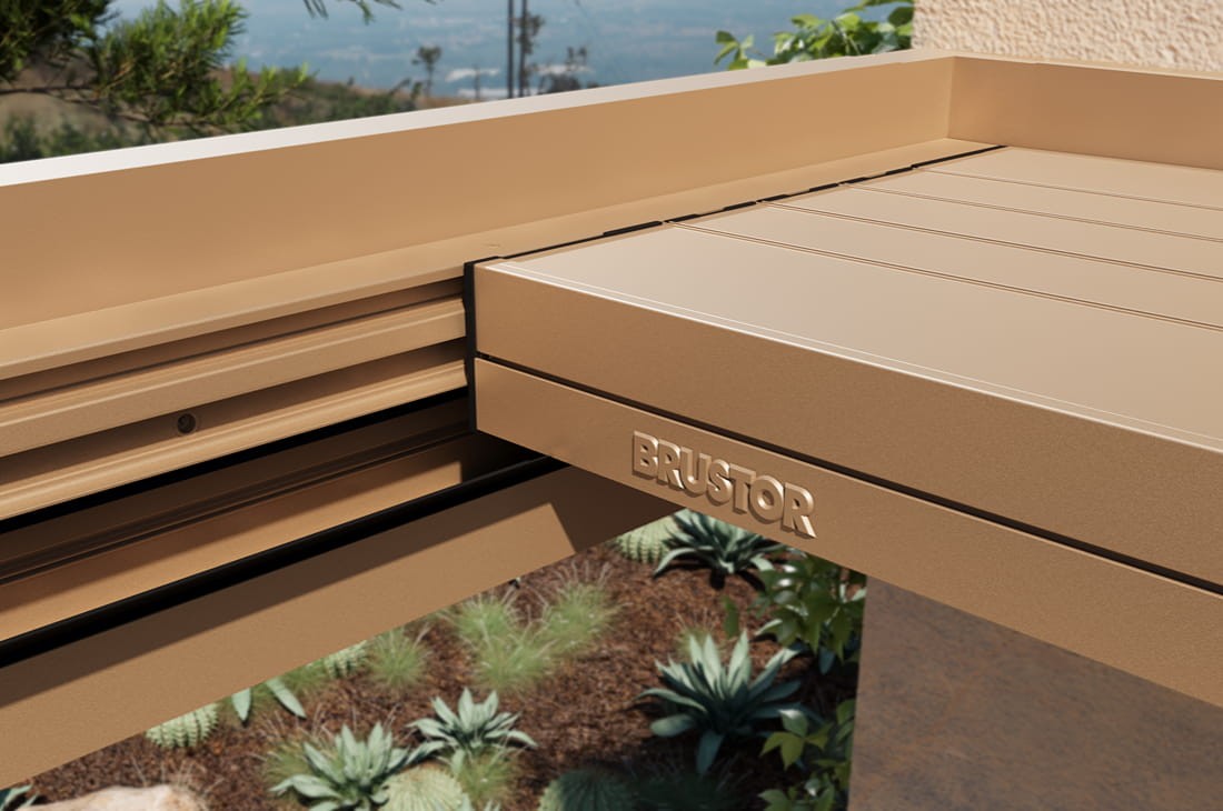 B310 Pergola Open Roof Close-up