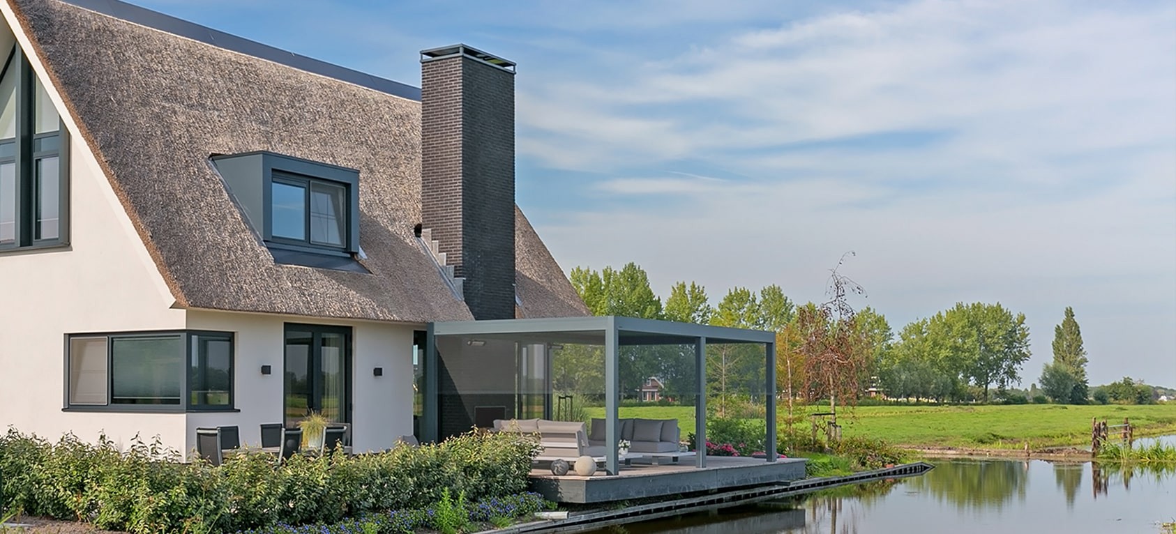 Pergola Attached to House