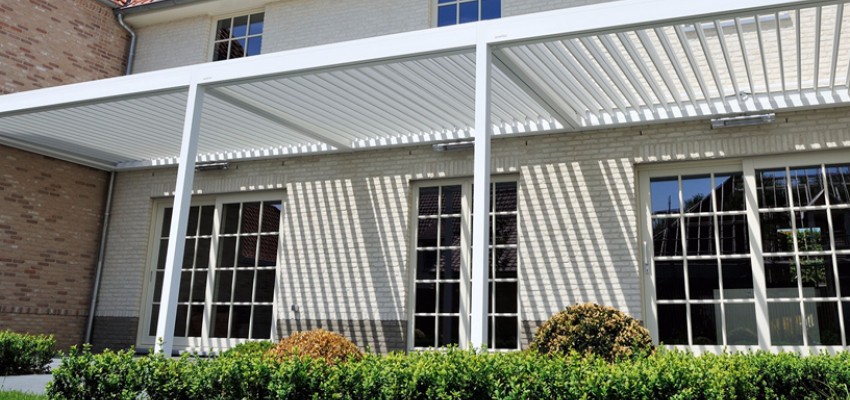Large White Pergola